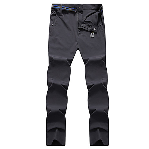 

Men's Hiking Pants Outdoor Loose Breathable Quick Dry Comfortable Cotton Bottoms Climbing Beach Camping / Hiking / Caving Black Grey L XL XXL XXXL 4XL - DZRZVD