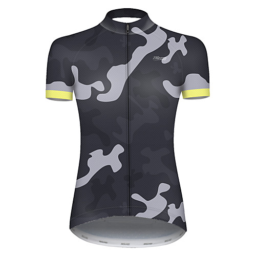 

21Grams Women's Short Sleeve Cycling Jersey Nylon Camouflage Patchwork Camo / Camouflage Bike Jersey Top Mountain Bike MTB Road Bike Cycling Breathable Quick Dry Sports Clothing Apparel