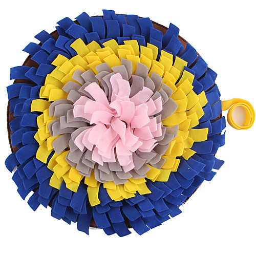 

Feeding Mat Snuffle Mat Dog Pet Toy 1pc Flower Foldable Washable Pet Exercise Encourage Natural Foraging Skills Polyester Gift