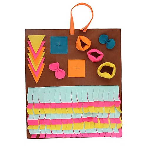

Feeding Mat Snuffle Mat Dog Cat Pet Toy 1pc Rectangular Foldable Washable Pet Exercise Encourage Natural Foraging Skills Canvas Gift