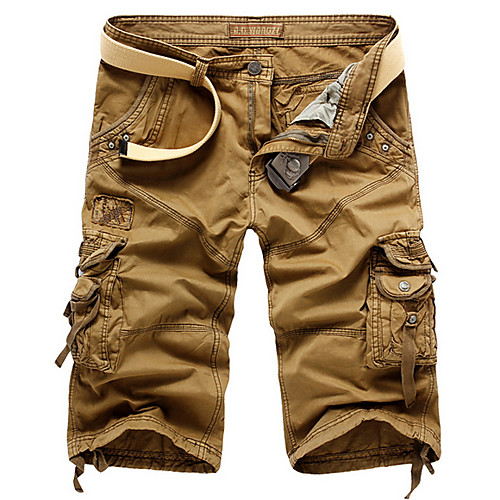 

Men's Basic Daily Slim Shorts Tactical Cargo Pants - Solid Colored Summer White Black Blue US38 / UK38 / EU46 / US40 / UK40 / EU48 / US42 / UK42 / EU50