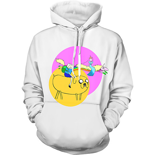 

Inspired by Adventure Time Cosplay Costume Hoodie Polyster Print Printing Hoodie For Men's / Women's