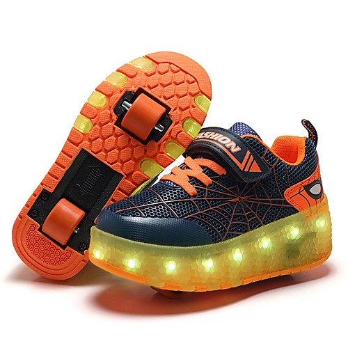 

Girls' LED Shoes PVC Trainers / Athletic Shoes Little Kids(4-7ys) Black / Pink / Dark Blue Summer