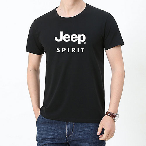 

Men's Letter Print T-shirt Daily White / Black / Army Green / Light gray / Dark Gray