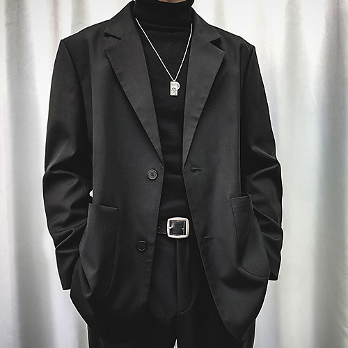 

Men's Blazer Black US36 / UK36 / EU44 / US38 / UK38 / EU46 / US40 / UK40 / EU48