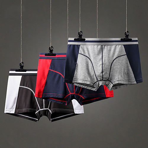 

Men's Sports Underwear Boxer Brief Trunks 1pc Modal Sports Shorts Underwear Shorts Bottoms Running Walking Jogging Training Breathable Quick Dry Soft Fashion Black Red Burgundy Royal Blue Gray