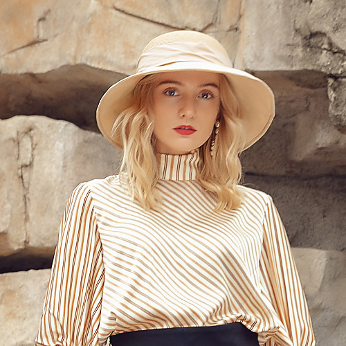 

Headwear Casual Flax / Cotton Hats with Bowknot 1pc Casual / Daily Wear Headpiece
