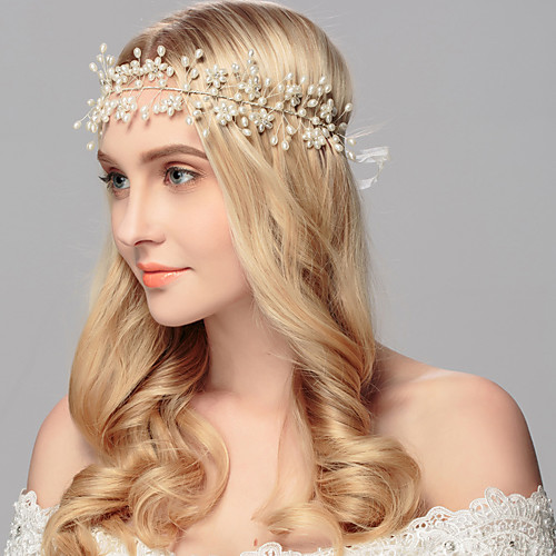 

Alloy Headbands with Flower 1 Piece Wedding / Party / Evening Headpiece