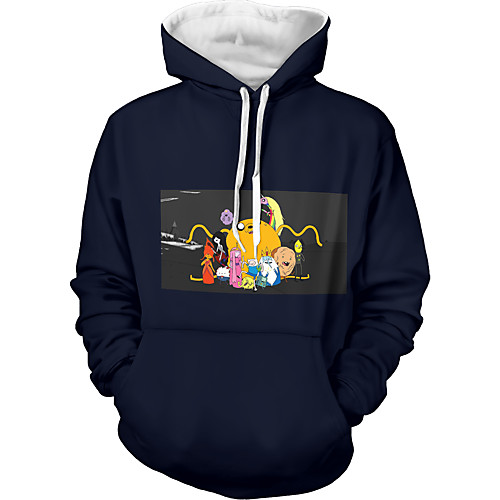 

Inspired by Adventure Time Cosplay Costume Hoodie Polyster Print Printing Hoodie For Men's / Women's