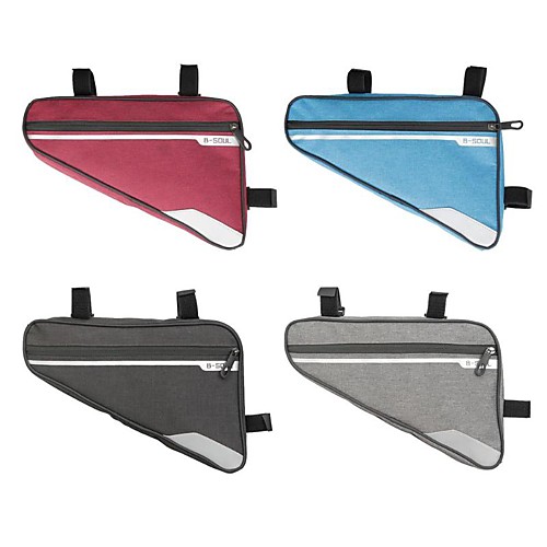 

1.2 L Bike Frame Bag Top Tube Waterproof Cycling Outdoor Bike Bag Terylene Bicycle Bag Cycle Bag Outdoor Exercise