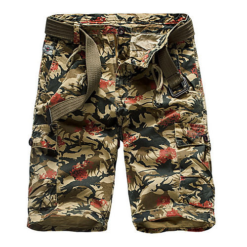 

Men's Basic Daily Loose Shorts Tactical Cargo Pants - Camouflage Summer Blue Army Green Khaki US32 / UK32 / EU40 / US36 / UK36 / EU44 / US38 / UK38 / EU46