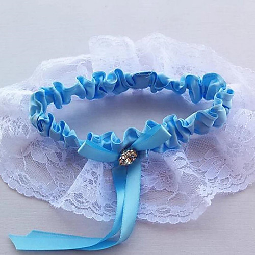 

Lace / Polyester Wedding Wedding Garter With Lace / Ruching Garters Wedding / Special Occasion