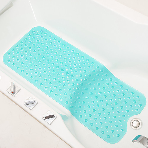 

100cm40cm Non-slip PVC Bath Mat with Suction Cup Plastic Bathroom Bathtub Mats