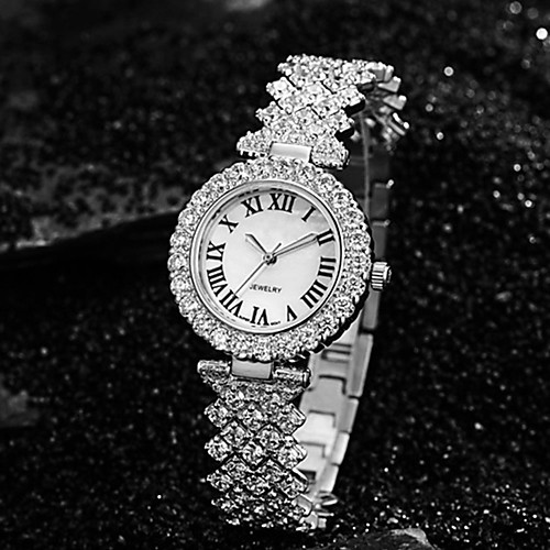 

Women's Quartz Watches Casual Elegant Silver Gold Rose Gold Alloy Chinese Quartz Rose Gold Gold Silver Cute Casual Watch Imitation Diamond 1 pc Analog One Year Battery Life