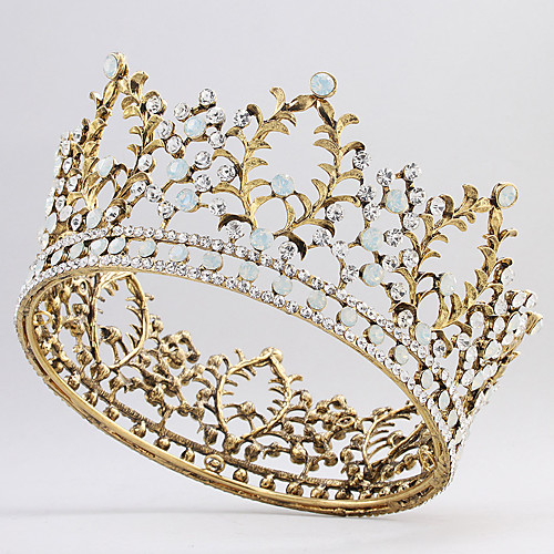 

Alloy Tiaras with Crystal 1 Piece Wedding / Party / Evening Headpiece