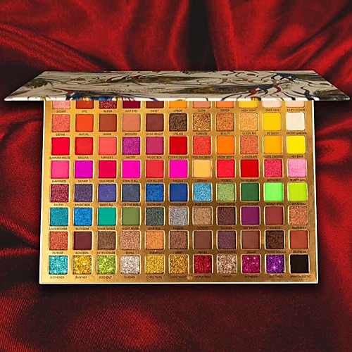 

88 Colors Eyeshadow Eyeshadow Palette Matte Cosmetic General use EyeShadow Kits Cruelty Free Women Glitter Shine Cool Wedding Safety Daily Makeup Halloween Makeup Party Makeup Cosmetic Gift