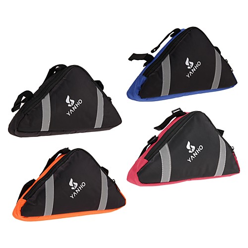 

4 L Bike Frame Bag Top Tube Cycling Reflective Strips Bike Bag Bicycle Bag Cycle Bag Outdoor Exercise