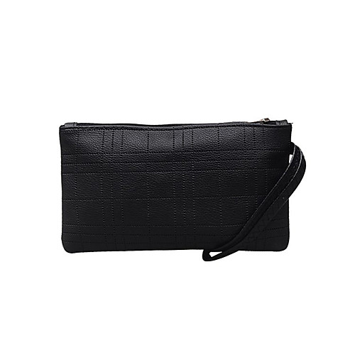 

Women's PU Clutch Solid Color Black / Dark Blue