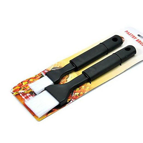 

2pcs Barbecue Brush Oil Long Handle Plastic Cooking Sauce Baking Tool