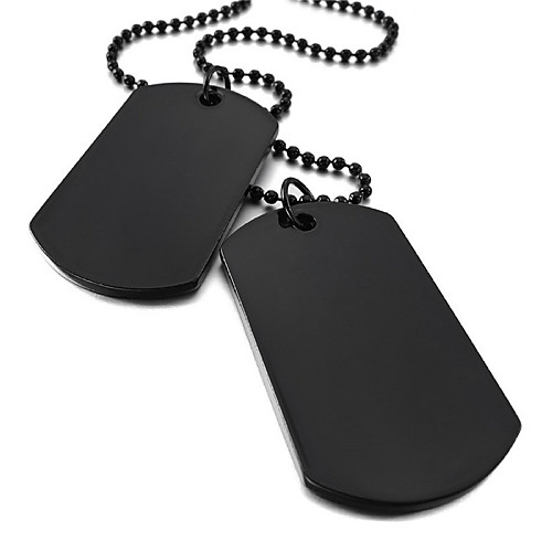 

Simple Classic Fashion Modern Stainless Steel Black 24 cm Necklace Jewelry 1pc For Anniversary Street Festival