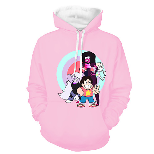 

Inspired by steven universe Cosplay Costume Hoodie Polyster Print Printing Hoodie For Men's / Women's