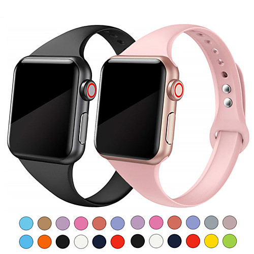 

Silica Gel Watch Band Strap for Apple Watch Series 5/4/3/2/1 20cm / 7.9 Inches 1.5cm / 0.6 Inches