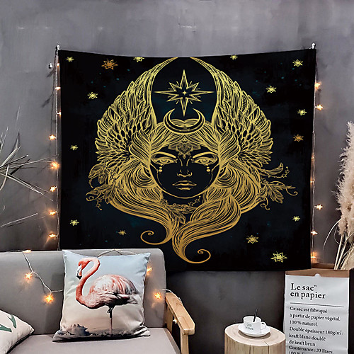 

Home Living Tapestry Wall Hanging Tapestries Wall Blanket Wall Art Wall Decor Flower Moon Tapestry Wall Decor