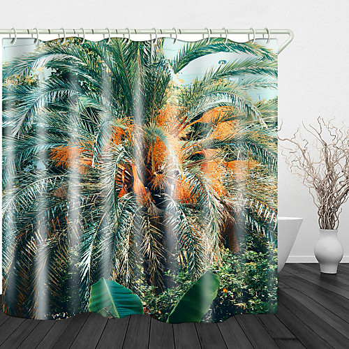 

Jungle Digital Print Waterproof Fabric Shower Curtain for Bathroom Home Decor Covered Bathtub Curtains Liner Includes with Hooks