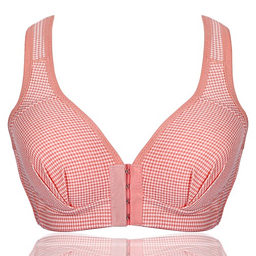 

Women's Wireless Padless Full Coverage Bra Blushing Pink Dusty Rose Khaki