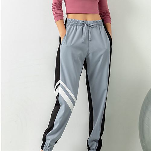 

Women's Yoga Pants Pocket Drawstring Fashion Black Pink Elastane Yoga Running Fitness Bottoms Sport Activewear Comfy Breathable Quick Dry Soft