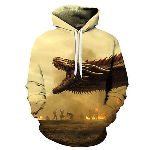 

Men's Hoodie Dragon Tie Dye / Graphic / Cartoon Statement / Animals Yellow US32 / UK32 / EU40 US34 / UK34 / EU42 US36 / UK36 / EU44 US38 / UK38 / EU46 US40 / UK40 / EU48 US42 / UK42 / EU50 US44