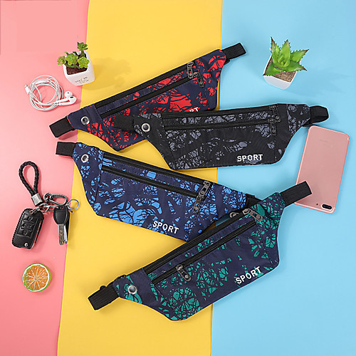 

Running Belt Fanny Pack Belt Pouch / Belt Bag for Running Hiking Outdoor Exercise Traveling Sports Bag Adjustable Waterproof Portable Nylon Men's Women's Running Bag Adults