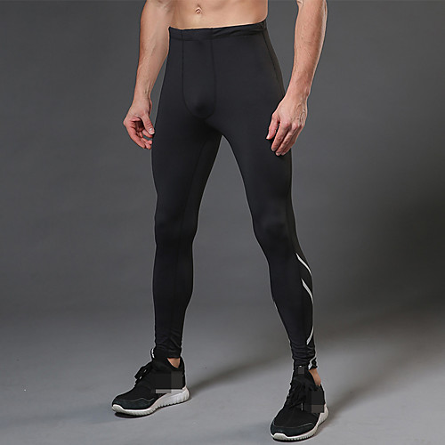 

Men's Running Tights Leggings Sports & Outdoor Base Layer Compression Clothing Leggings Winter Gym Workout Running Walking Jogging Training Butt Lift Moisture Wicking Quick Dry Sport Solid Colored