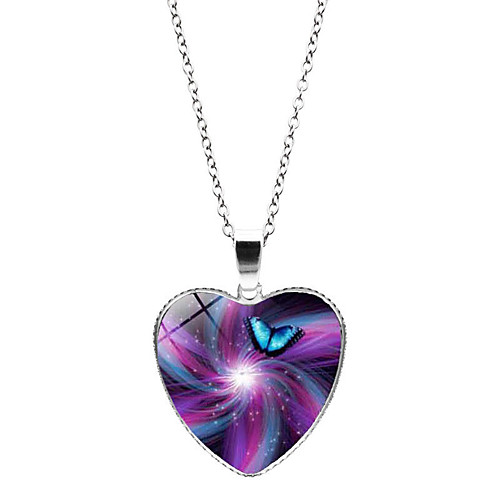 

Women's Pendant Necklace Necklace Butterfly Statement Trendy Fashion Chrome 50 cm Necklace Jewelry For Party Evening Street Birthday Party Beach Festival
