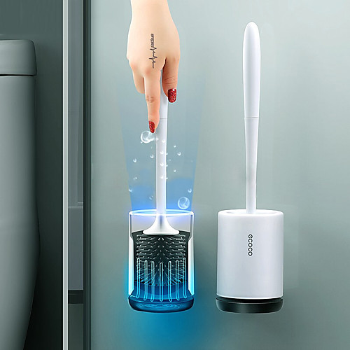 

Toilet Brush Rubber Head Holder Cleaning Brush For Toilet Wall Hanging Household Floor Cleaning Bathroom Accessories