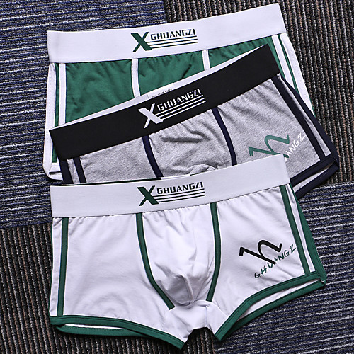 

Men's Sports Underwear Boxer Brief Trunks 1pc Elastane Sports Shorts Underwear Shorts Bottoms Running Walking Jogging Training Breathable Quick Dry Soft Fashion White Black Red Green Royal Blue Gray