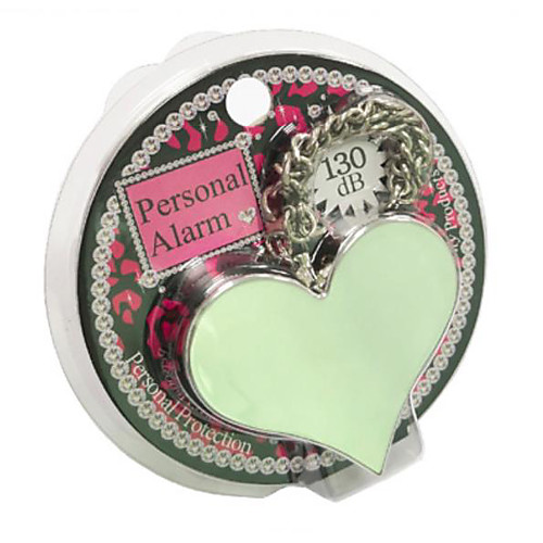 

Heart chain Personal Alarm Personal Protective Equipment Emergency Alarm Squeak / Squeaking Emergency Travel Accessories for Emergency Anti Lost Reminder Convenient Stainless Steel PVC(PolyVinyl