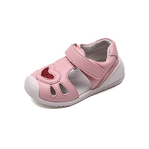 

Girls' Comfort PVC Sandals Little Kids(4-7ys) White / Pink Summer