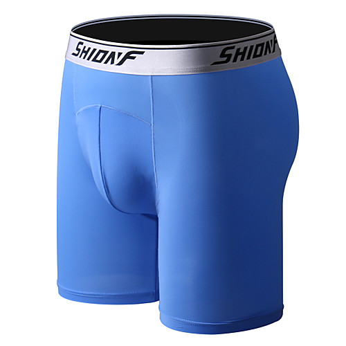 

Men's Sports Underwear Boxer Brief Trunks 1pc Sports Shorts Underwear Shorts Bottoms Running Walking Jogging Training Breathable Quick Dry Soft Plus Size Fashion White Black Blue Gray / Stretchy