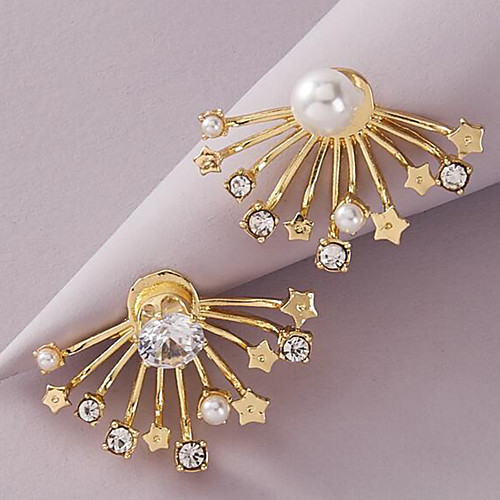 

Women's Stud Earrings Earrings Classic Star Simple Classic Trendy Sweet Fashion Earrings Jewelry Gold For Party Evening Date Vacation Beach Festival 1 Pair
