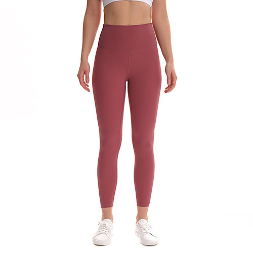 

Women's High Waist Yoga Pants Fashion Black Purple Red Pink Green Elastane Yoga Running Fitness Tights Leggings Sport Activewear Breathable Tummy Control Butt Lift Moisture Wicking High Elasticity