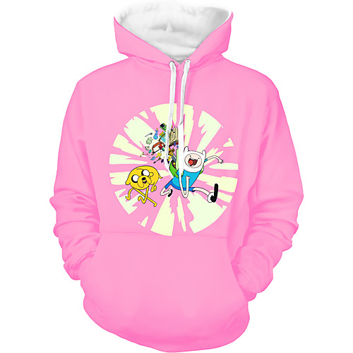 

Inspired by Adventure Time Cosplay Costume Hoodie Polyster Print Printing Hoodie For Men's / Women's
