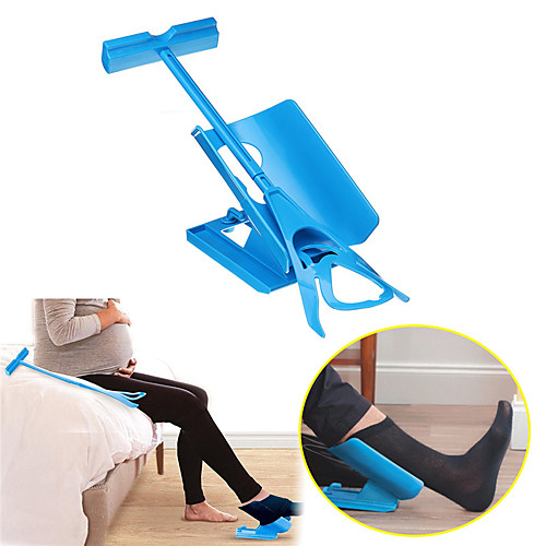 

Sock Slider Aid Easy on off Sock Helper Kit Shoe Horn Pain Free No Bending Shoe Horn for Pregnancy Dressing Aids Tools