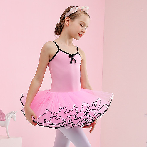 

Swan Lake Ballet Dancer Dress Tutu Girls' Movie Cosplay Pink Dress Cotton