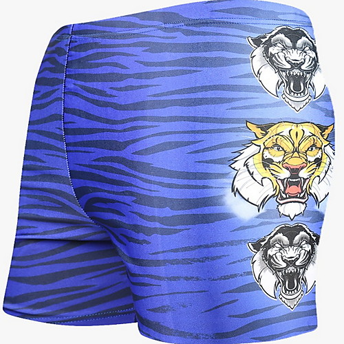 

Men's Beach board shorts Swimwear Swimsuit - 3D Animal Print Quick Dry L XL XXL Blue