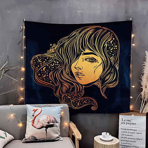 

Home Living Tapestry Wall Hanging Tapestries Wall Blanket Wall Art Wall Decor Flower Moon Tapestry Wall Decor