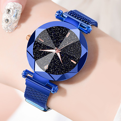 

Ladies Quartz Watches Elegant Fashion Black Blue Red Alloy Chinese Quartz Black Blue Purple New Design Casual Watch 1 pc Analog One Year Battery Life