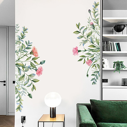 

Floral / Botanical Wall Stickers Plane Wall Stickers Decorative Wall Stickers, PVC Home Decoration Wall Decal Wall Decoration 1pc