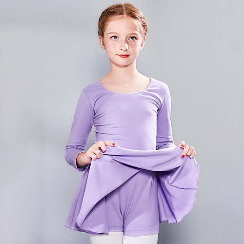 

Ballet Dress Bow(s) Girls' Training Performance Long Sleeve High Spandex