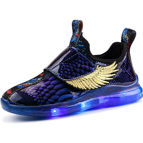 

Girls' LED Shoes PVC Trainers / Athletic Shoes Little Kids(4-7ys) Black / Red / Blue Summer